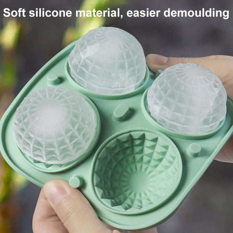 Bar Home Baking Silicone Ice Mold Whiskey Ice Box, Color: Dark Blue Square