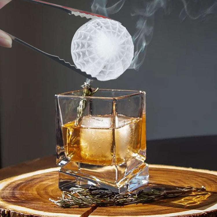 Bar Home Baking Silicone Ice Mold Whiskey Ice Box, Color: Dark Blue Square
