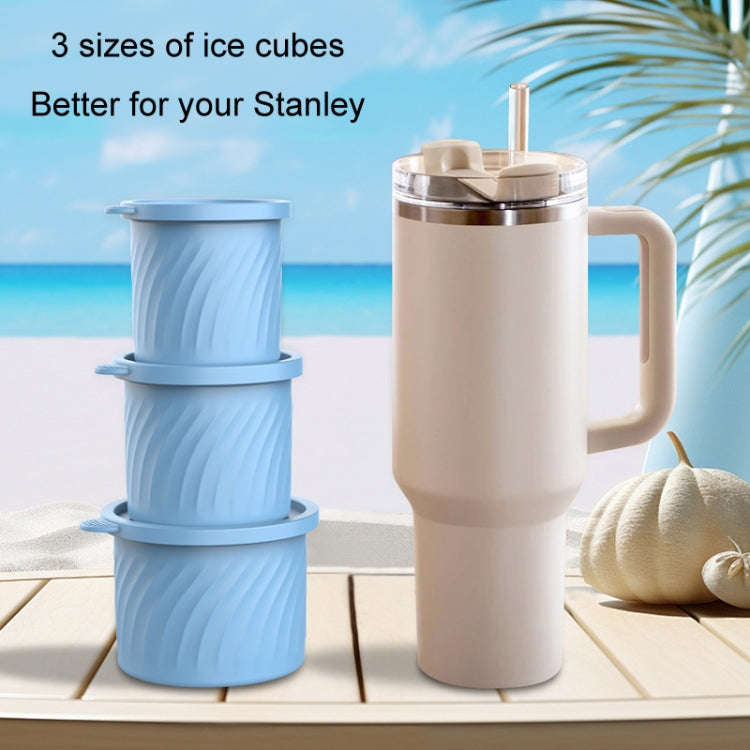 For Stanley Water Cup Silicone Ice Mould Ice Cubes Easy Release, Color: 3rd Pink