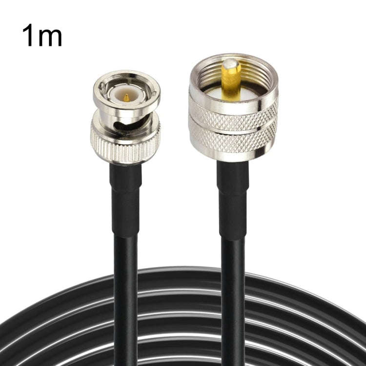 1m BNC Male To UHF Male RG58 Adapter Cable