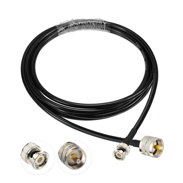 1m BNC Male To UHF Male RG58 Adapter Cable