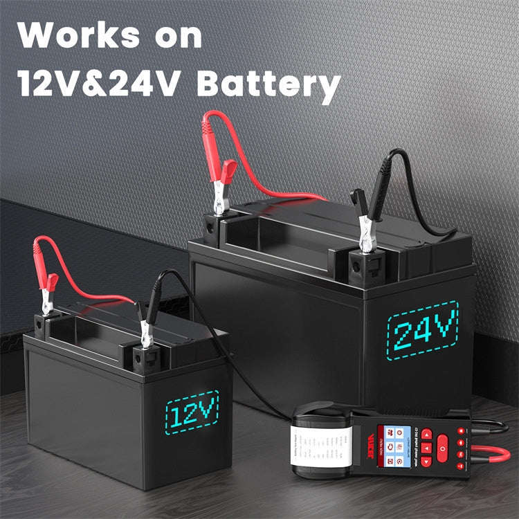 ANCEL 12V/24V Printer-Type Car Battery Tester Battery Power CCA Internal Resistance Life Detector...