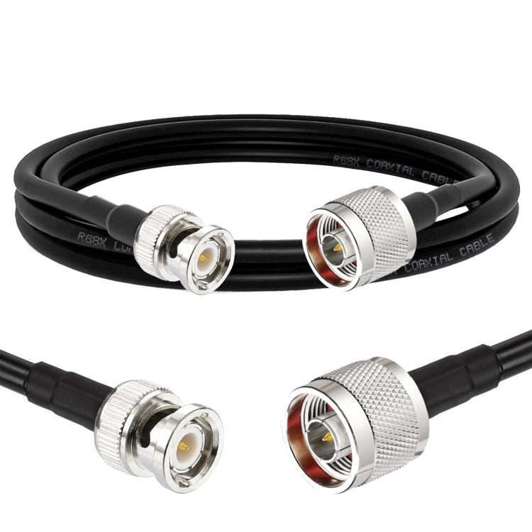 2m N Male To BNC Male RG8X RF Coaxial Cable