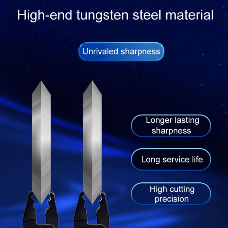 22mm 24 Rotating Surface Fiber Optic Cutting Knife Replacement Tungsten Steel Blade