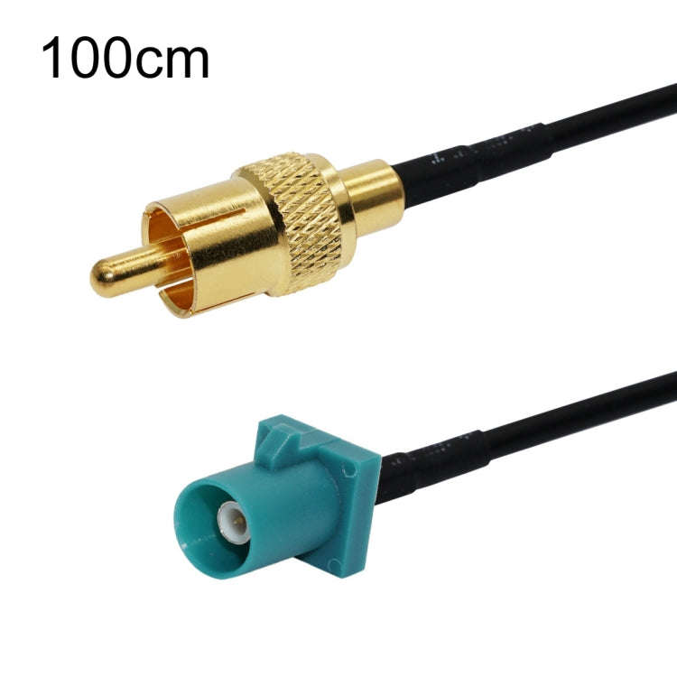 100cm RCA Male To Fakra Z Male RG174 Cable Coaxial RF Adapter Cable