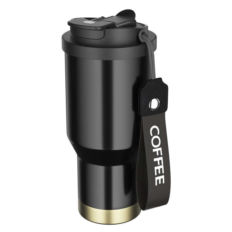 Stainless Steel Car Coffee Mug Double-Wall Vacuum Keep Cold Insulated Cup With Lanyard, Capacity:...