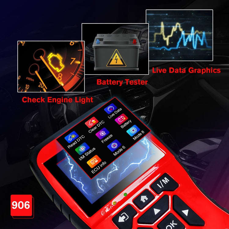 OBD Car Engine Fault Detector ELM327 Car Code Reader Card(JD906)