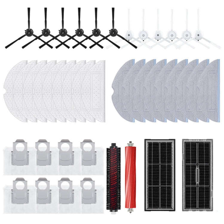 For Roborock G20 / S8 Plus / S8 / S8 Pro Vacuum Cleaner Accessories 1 Main Brush Cover Black