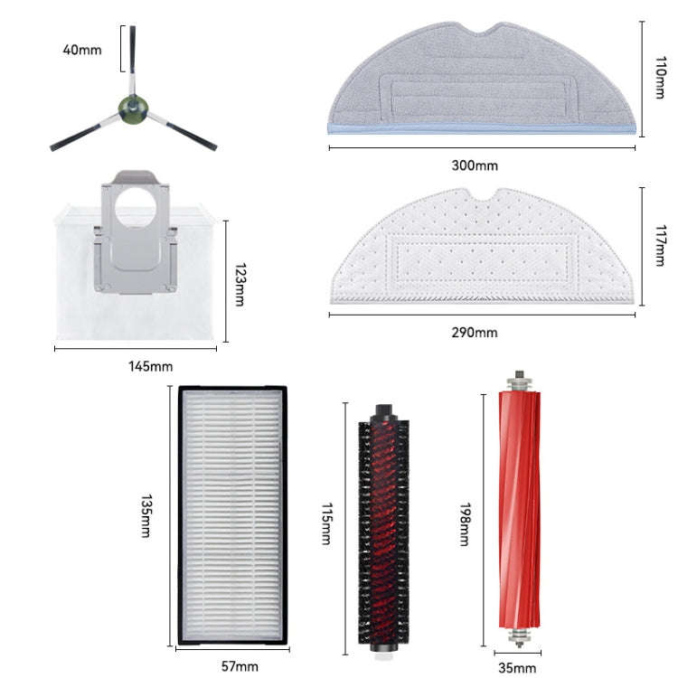 For Roborock G20 / S8 Plus / S8 / S8 Pro Vacuum Cleaner Accessories 2 Carbon Filters