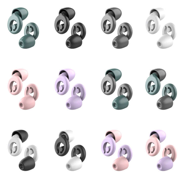 Silicone Sleep Soundproof Noise Reducing Earplugs Swimming Waterproof Earplugs(Green)
