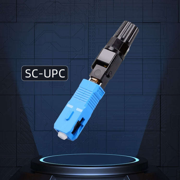 60mm 10pcs SC-UPC Telecom Grade FTTH Connector Pre-Embedded Cold Splice Coupler