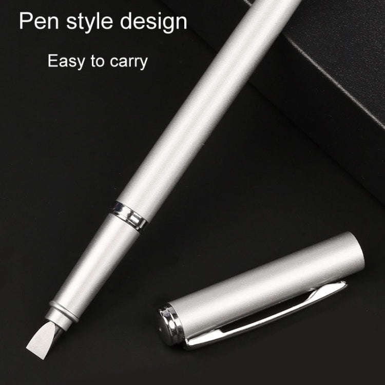 Tungsten Steel Fiber Cutting Knife Pen Type Portable Bare Fiber Cutter, Style: Flat Blade