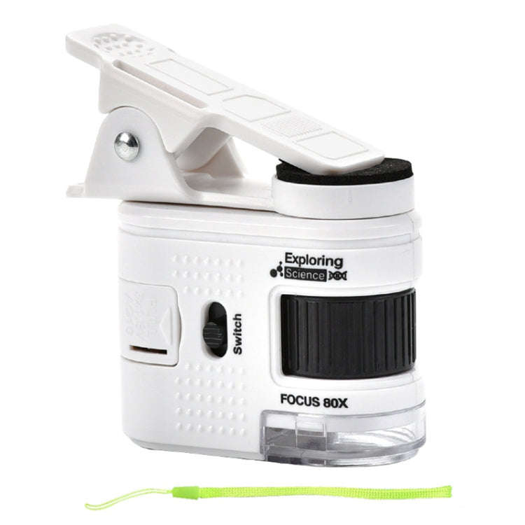 80X Children Mini Portable Microscope Student Antique Jewelry Identification Science Experiment T...