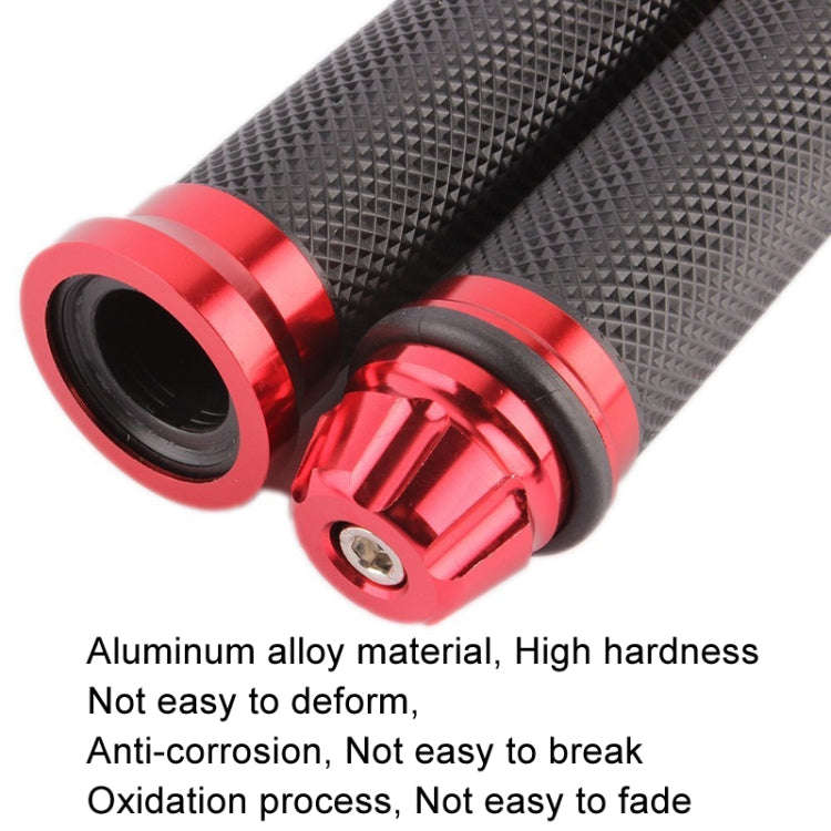 1pair 22mm Motorcycle Universal Handlebar Rubber Cover Oiler CNC Modified Handlebar Grips(Green)