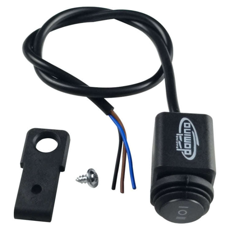 domino Motorcycle Electric Bike Headlight Switch Rearview Mirror Modification Left / Right Univer...
