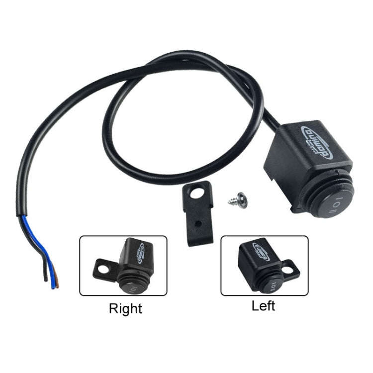 domino Motorcycle Electric Bike Headlight Switch Rearview Mirror Modification Left / Right Univer...