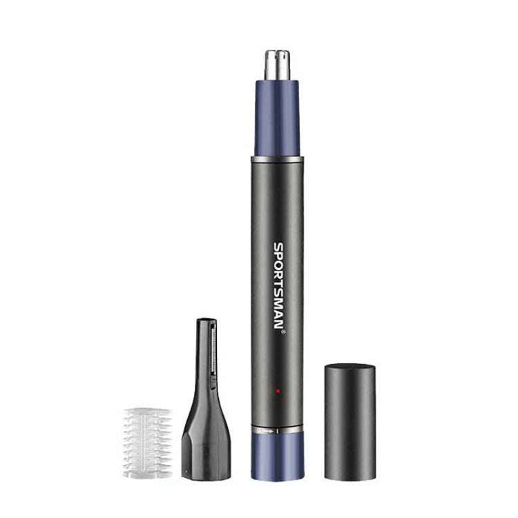 SPORTSMAN SM-431 2 In 1 Electric Nose Hair Repairer Rechargeable Eyebrow Shaver Body Hair Trimmer...
