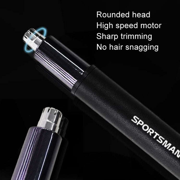 SPORTSMAN SM-431 2 In 1 Electric Nose Hair Repairer Rechargeable Eyebrow Shaver Body Hair Trimmer...