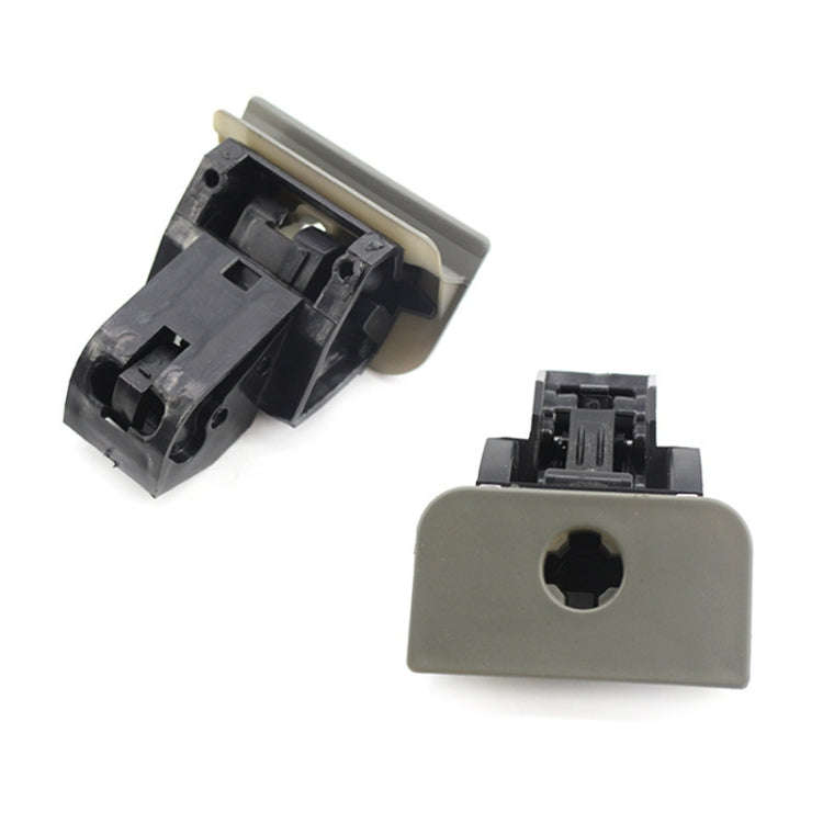 For 2002-2009 Volkswagen Polo OE 6Q0857131D Glove Box Lid Handle, Color: Gray With Holes