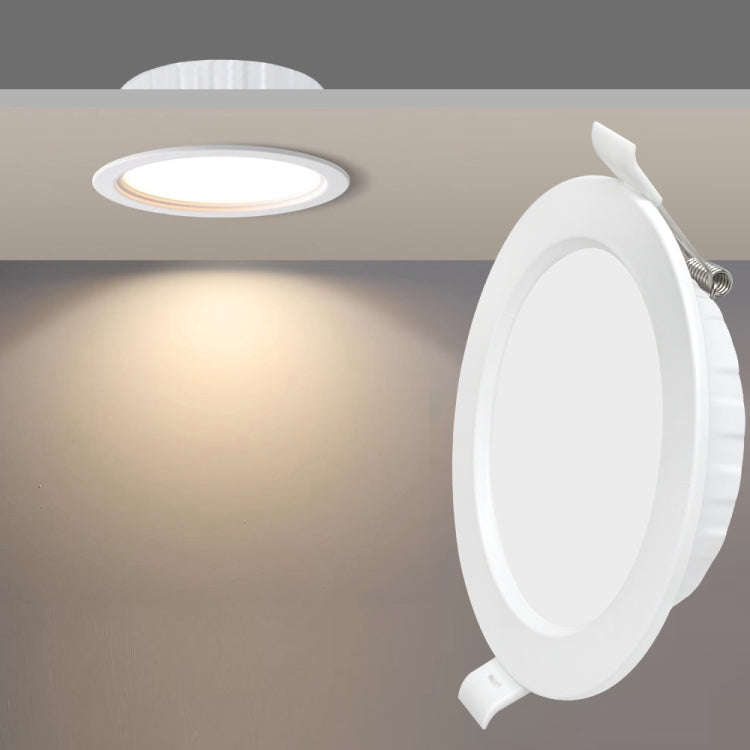 3.5 inch LED Recessed Indoor Lighting Downlight Round Energy Saving High Brightness Panel Lamp(Wa...
