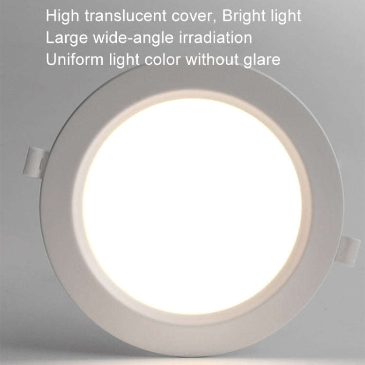 4 inch LED Recessed Indoor Lighting Downlight Round Energy Saving High Brightness Panel Lamp(Warm...