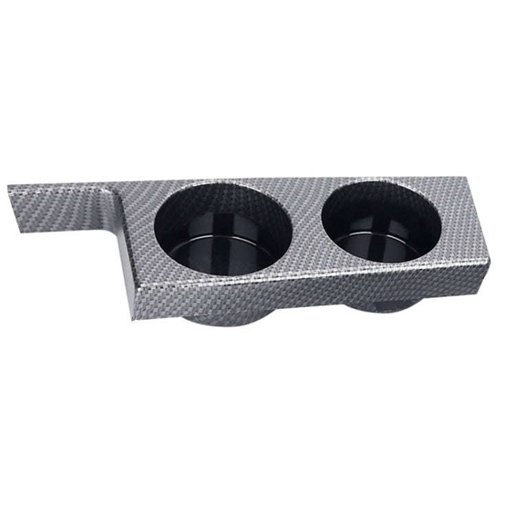 For BMW 5 Series E39/528i/530i/M5 Left-hand Drive Car Central Control Cup Holder, Color: Carbon G...