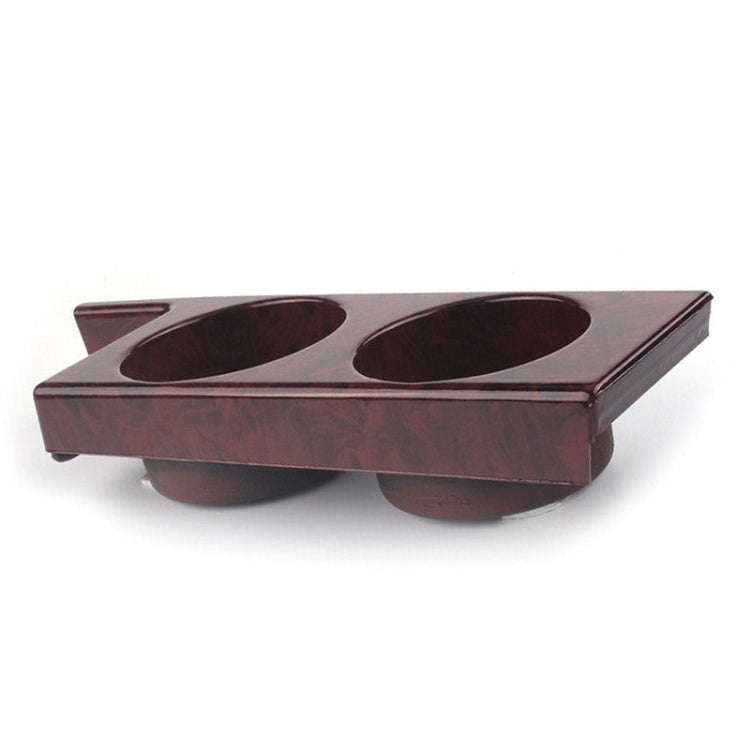 For BMW 5 Series E39/528i/530i/M5 Left-hand Drive Car Central Control Cup Holder, Color: Rosewood...