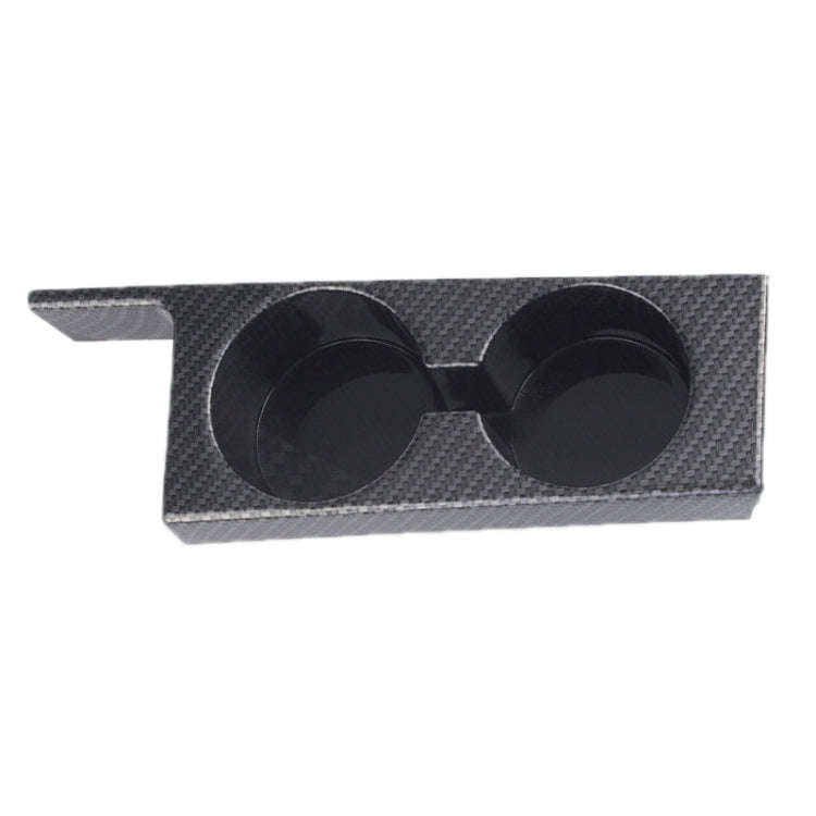 For BMW 5 Series E39/528i/530i/M5 Left-hand Drive Car Central Control Cup Holder, Color: Carbon G...