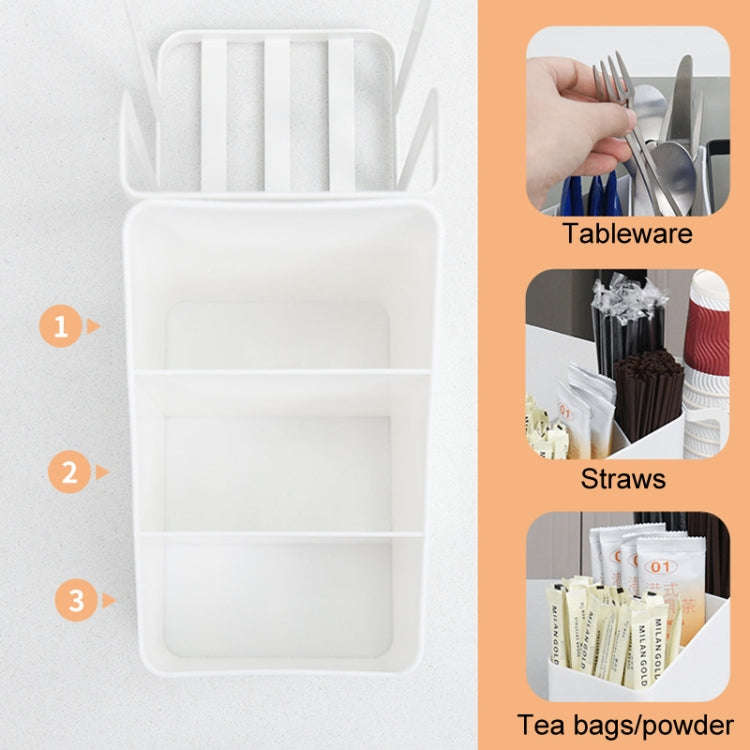 Desktop Disposable Paper Cup Storage Holder Iron Home Coffee Tea Bag Cup Storage Rack(White)