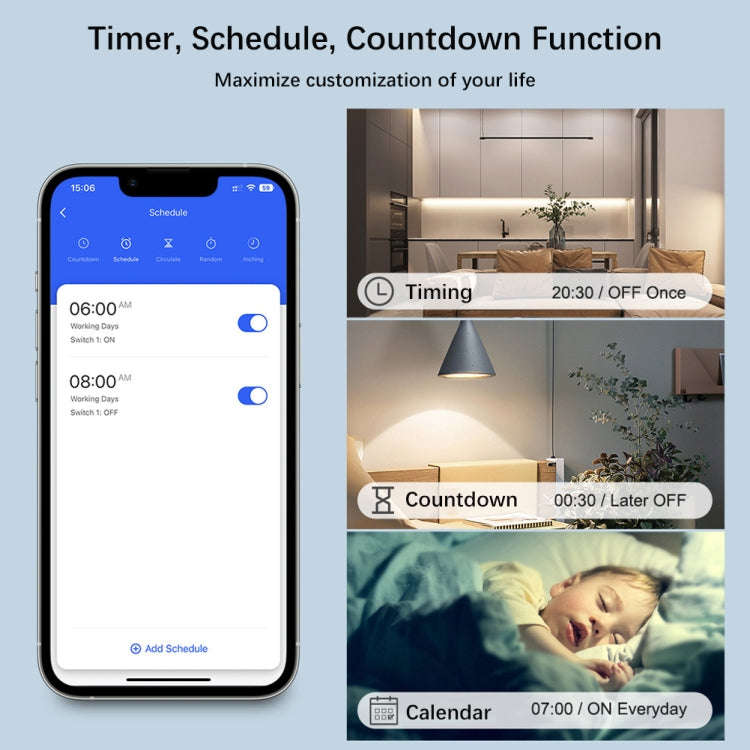 1CH  WiFi  Smart Switch Module For Alexa / Google Home / Tuya Smart Life APP