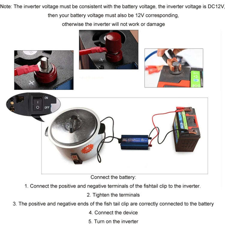 2600W/12V24V Convert To 220V Dual Voltage Modified Sine Wave Inverter