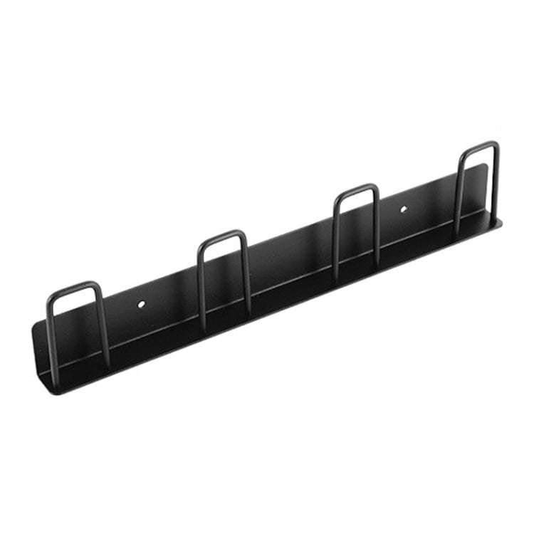 Household Glass Cup Holder Inverted Cup Hanger Bar Free Hole Wall Mounted Drainage Mug Shelf, Col...