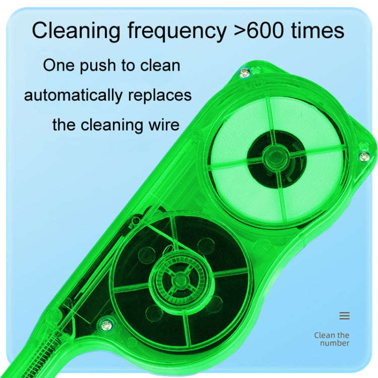 For MPO / MTP Fiber Optic Cleaning Pen Optical Module Ferrule Endface Cleaner(Green)