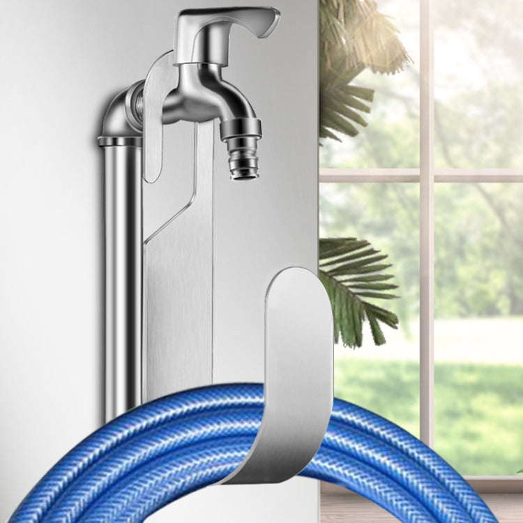 Home Outdoor Water Hose Hook Stainless Steel Patio Hose Storage Holder Car Wash Faucet Hook(Origi...