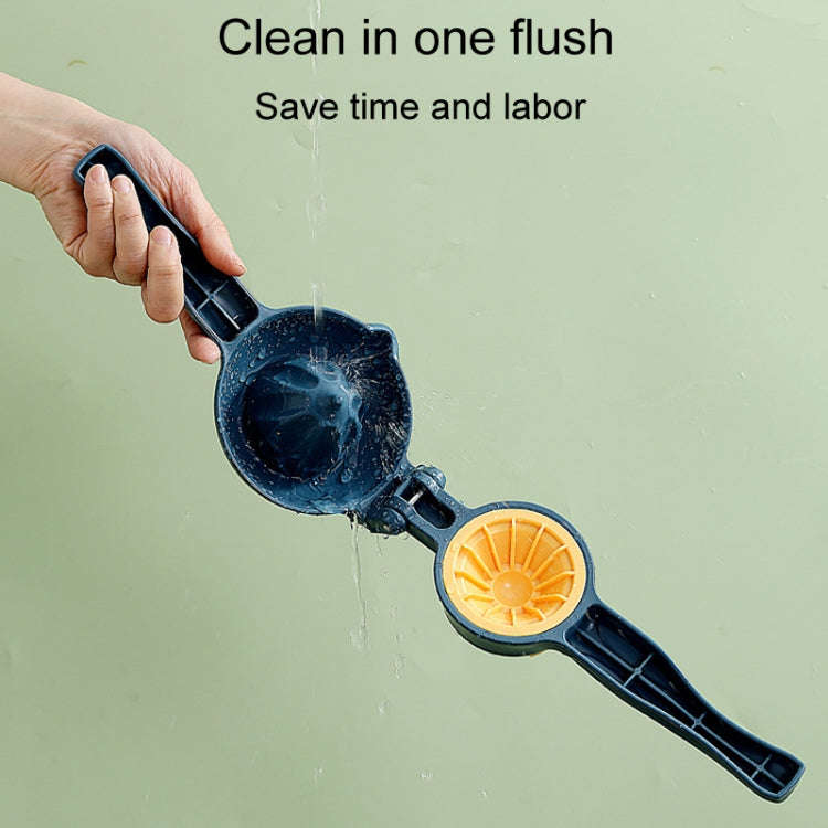 Household Manual Lemon Juicer Kitchen Folding Fruit Squeezer(Blue)