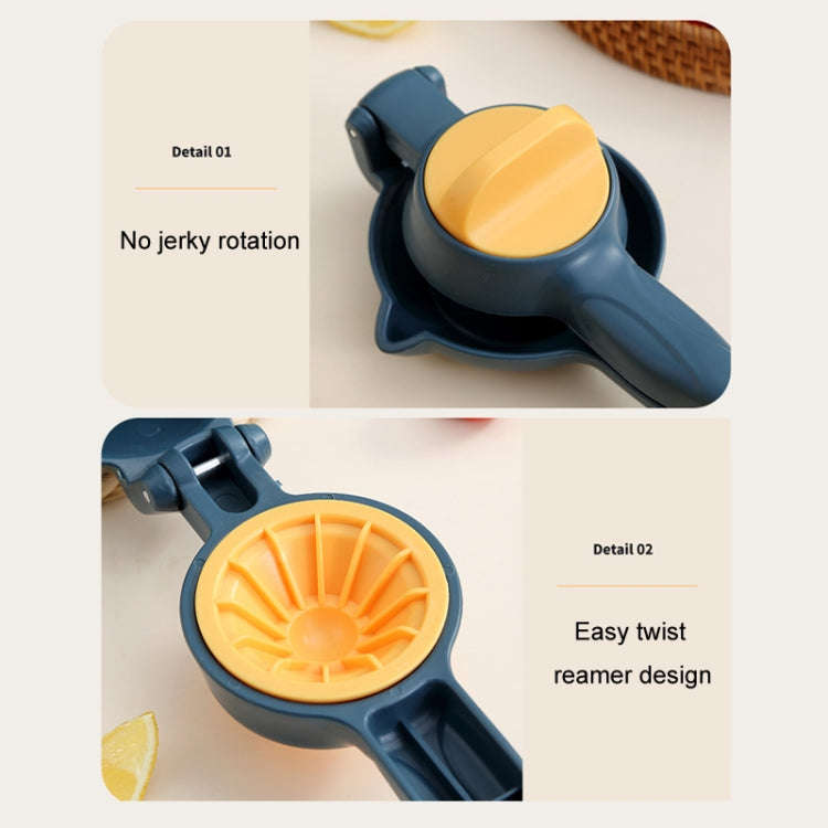 Household Manual Lemon Juicer Kitchen Folding Fruit Squeezer(Blue)