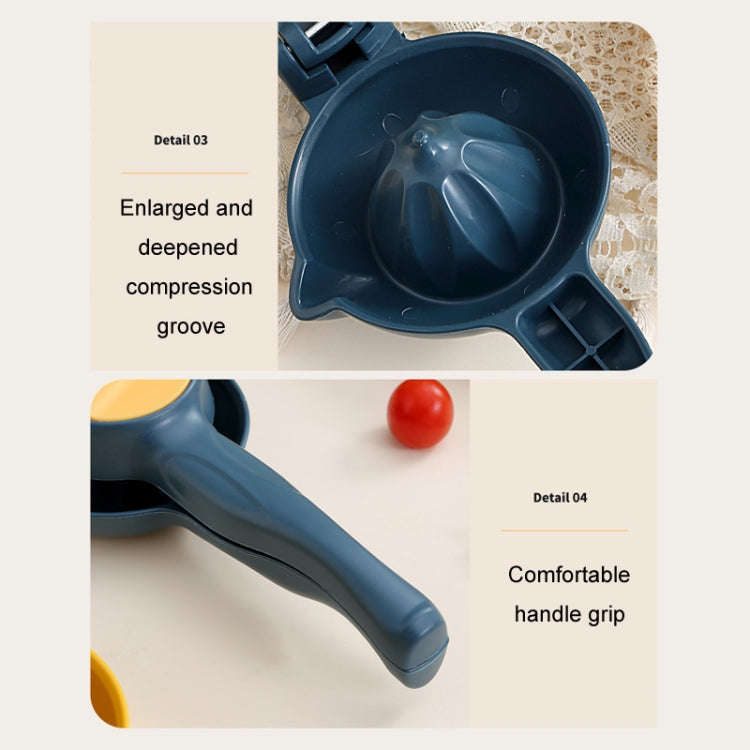Household Manual Lemon Juicer Kitchen Folding Fruit Squeezer(Blue)