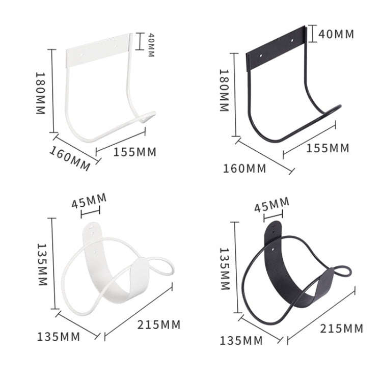 Stainless Steel Hose Storage Holder Garden Home Car Wash Faucet Hose Storage Hook, Model: Round L...