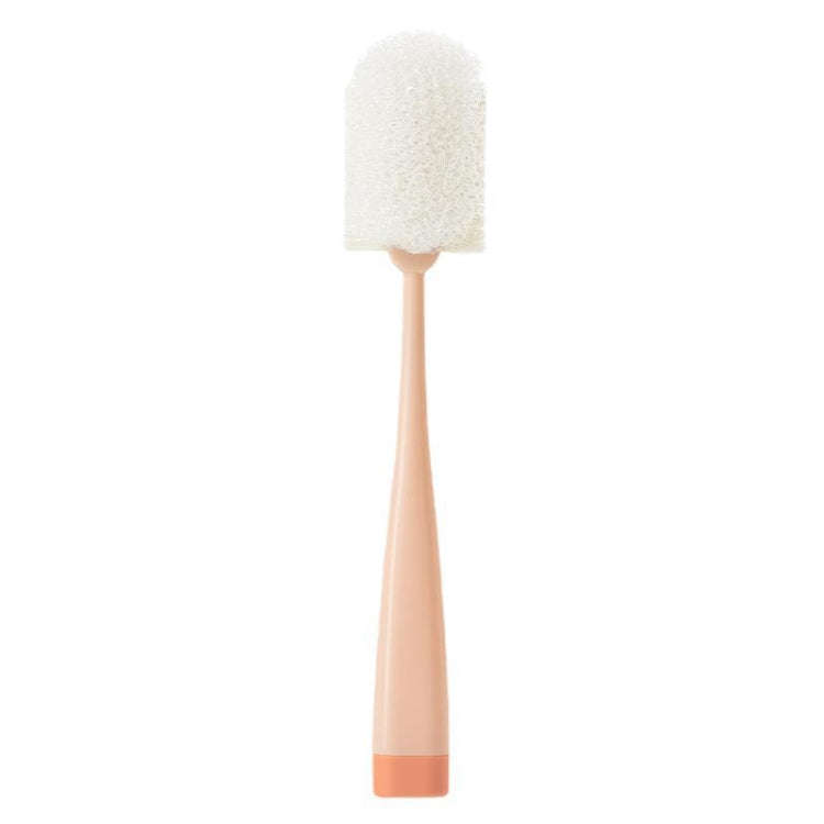 Long Handle Removable Sponge Mug Brush Household Cup Cleaning Brush(Orange)