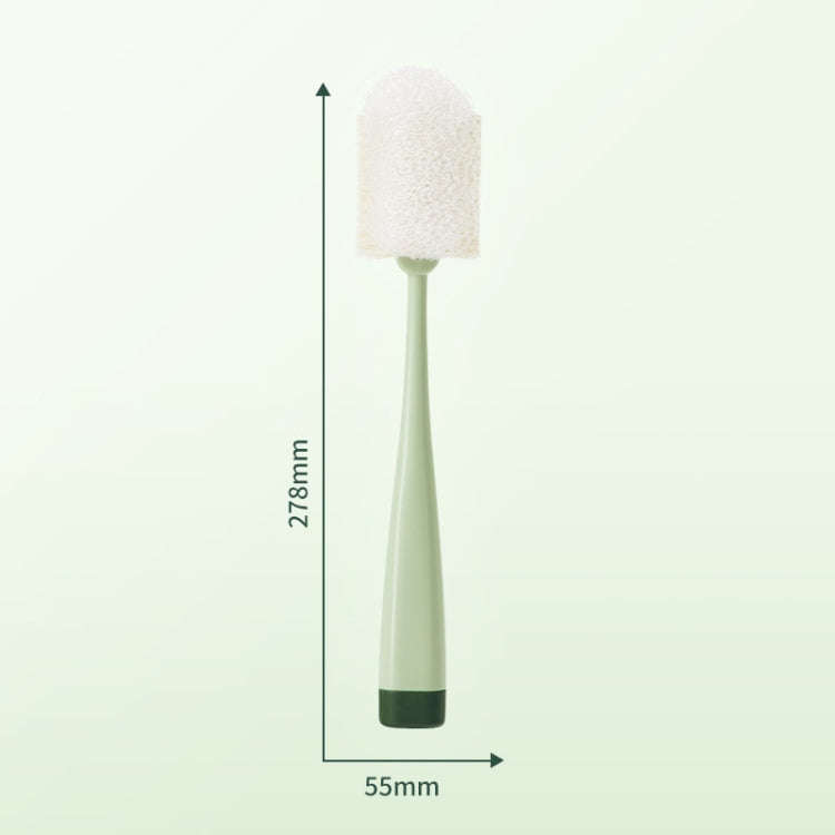 Long Handle Removable Sponge Mug Brush Household Cup Cleaning Brush(Gray)