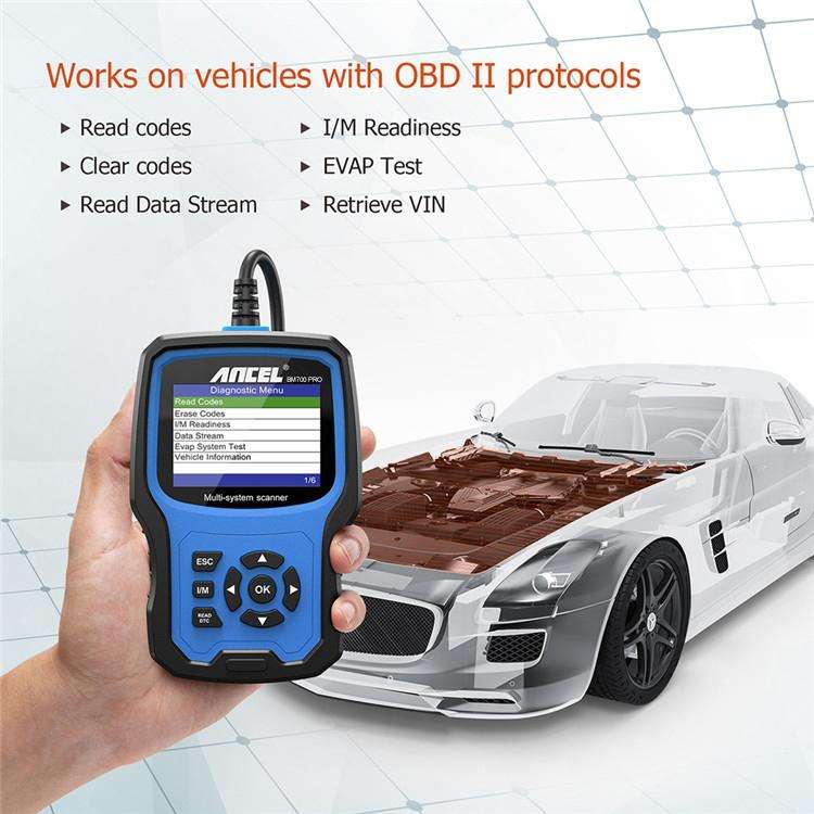 ANCEL BM700 Upgraded Version For BMW Full System Diagnostic OBDII Tester Maintenance And Resettin...