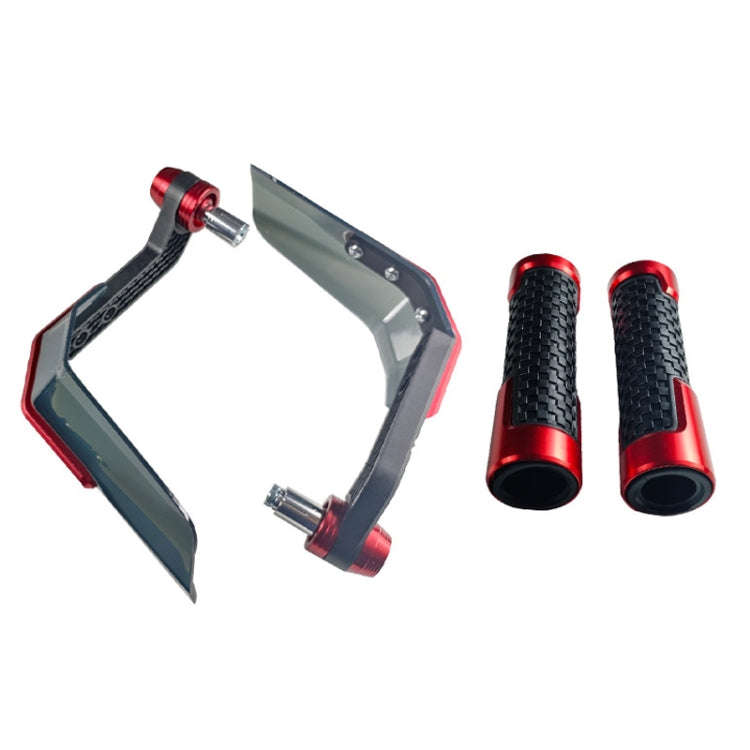 4 In 1 Motorcycle Modification Accessories Horn Windshield Windproof Protective Cover+Handlebar P...