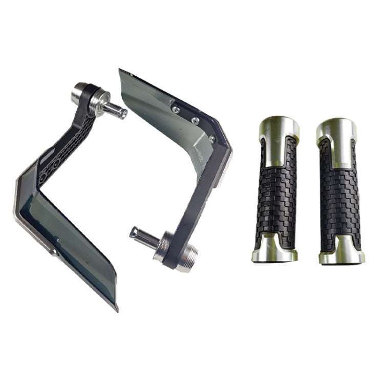 4 In 1 Motorcycle Modification Accessories Horn Windshield Windproof Protective Cover+Handlebar P...