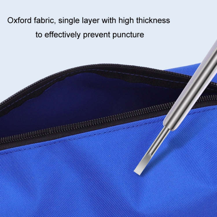 Multifunctional Portable Waterproof Hardware Parts Tool Bag, Specification: Large Black