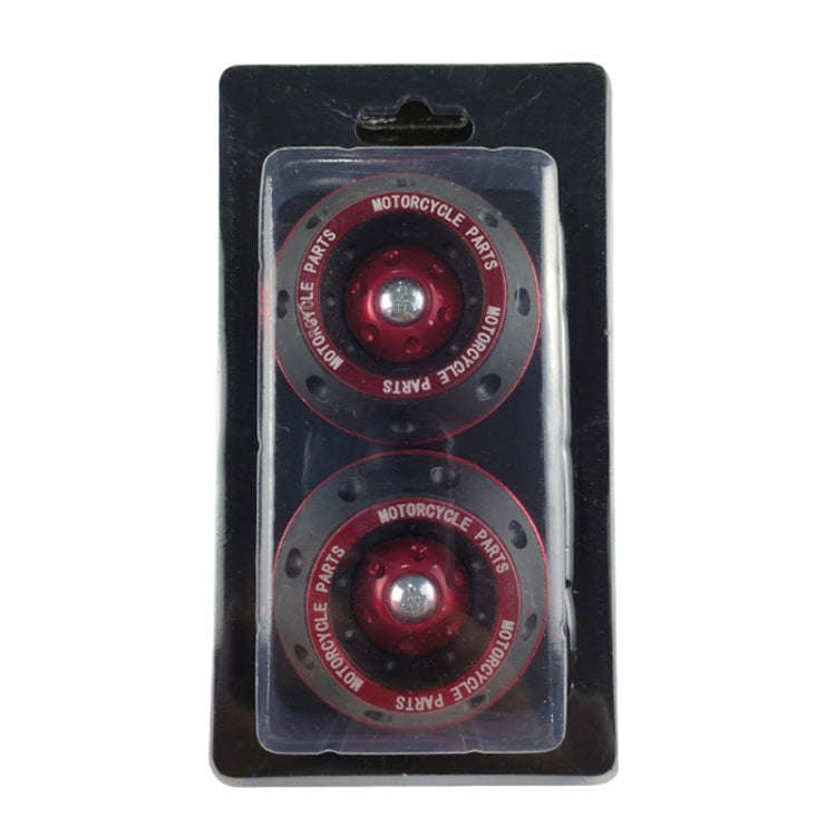 1pair Motorcycle CNC Modification Accessories Drop-proof Aluminum Alloy Fork Cup(Red)