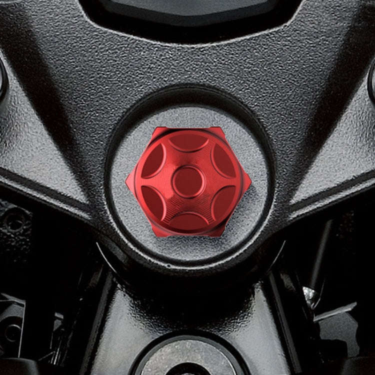 Motorcycle Light Bee Uplink Screws Uplink Modification Screws Decorative Cover(Blue)