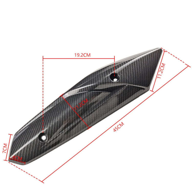 Motorcycle Modification Accessories Exhaust Pipe Anti-scald Cover(Black)