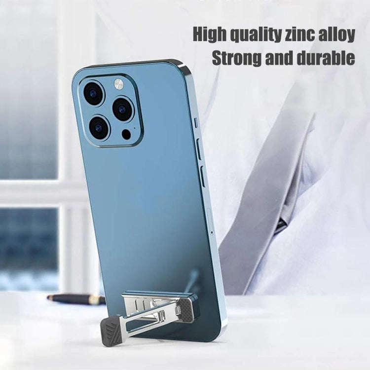 2pcs Invisible Cooling Stand Heightening Pad For Laptop & Smartphones & Tablet(Light Gray)