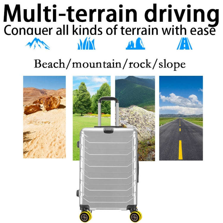 4pcs/ Set Cuttable Trolley Caster Cases Universal Wheel Silent Noise Reducing Silicone Protective...