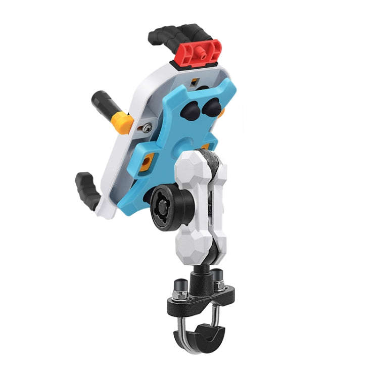 Colorful Motorcycle Shock-absorbing Navigation Mobile Phone Holder(Handlebar Model)